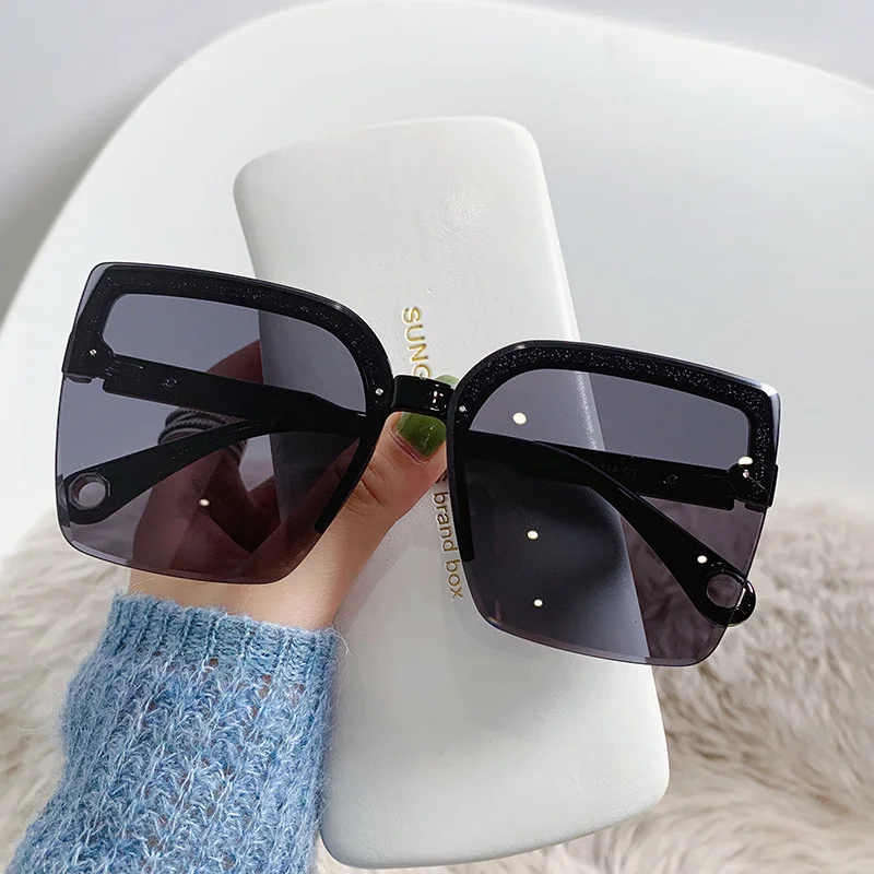 Oversized Sunglasses Man Woman - Vintage Outdoor Fashion ulasan dan harga