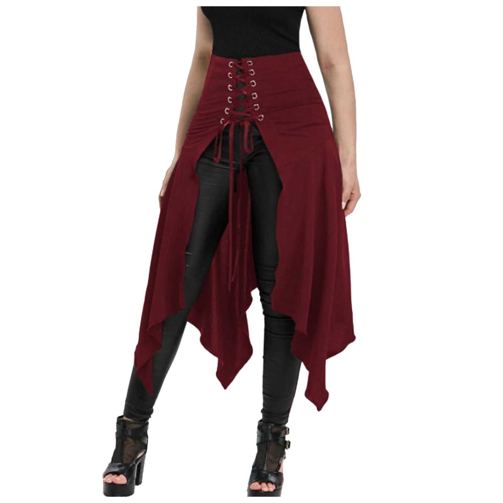 Gothic Skirt Black Medieval Vi - Vintage Fashion Dresses ulasan dan harga